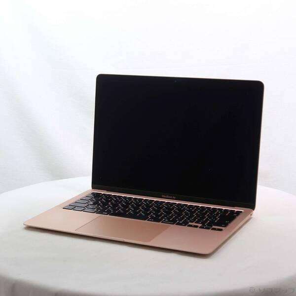 〔中古〕Apple(アップル) MacBook Air 13.3-inch Late-2020 MGND3J／A Apple M1 8コアCPU_7コアGPU 8GB SSD256GB ゴールド 〔14.7 Sonoma〕〔377-ud〕 | 