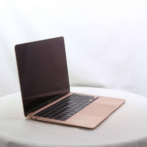 〔中古〕Apple(アップル) MacBook Air 13.3-inch Late-2020 MGND3J／A Apple M1 8コアCPU_7コアGPU 8GB SSD256GB ゴールド 〔14.7 Sonoma〕〔377-ud〕 |  | 03
