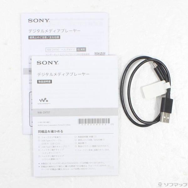 〔中古〕SONY(ソニー) WALKMAN ZX707 メモリ64GB+microSD ブラック NW-ZX707〔377-ud〕 |  | 04
