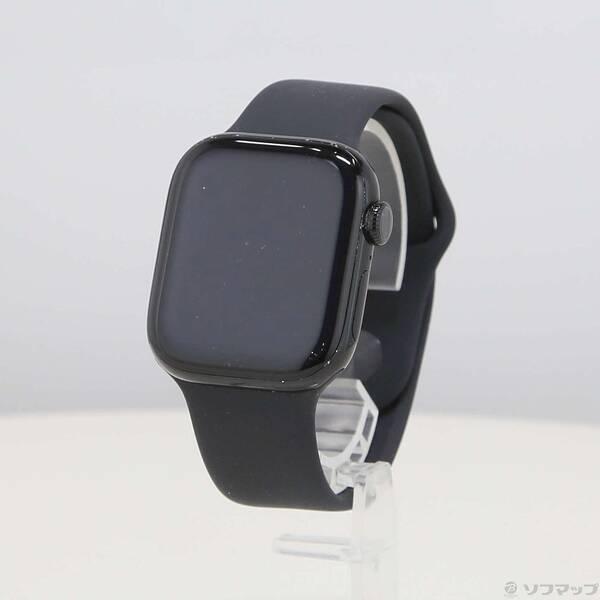 〔中古〕Apple(アップル) Apple Watch Series 10 GPS 42mm ジェットブラックアルミニウムケース ブラックスポーツバンド〔344-ud〕 | 