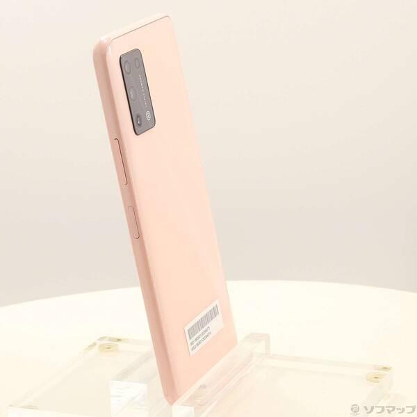 中古〕ZTE Libero 5G II 64GB ピンク A103ZT Y!mobile SIMフリー〔269