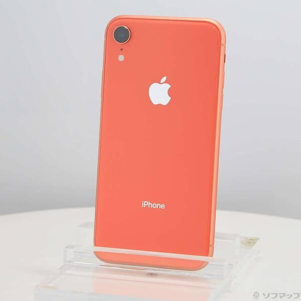〔中古〕Apple(アップル) iPhoneXR 64GB コーラル MT0A2J／A SIMフリー〔305-ud〕 | 