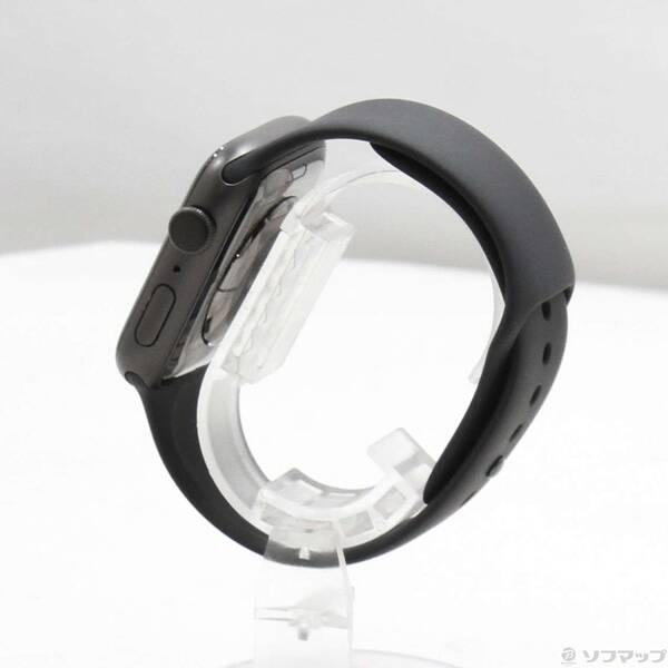 〔中古〕Apple(アップル) Apple Watch Series 6 GPS 44mm スペースグレイアルミニウムケース ブラックスポーツバンド〔198-ud〕 |  | 01