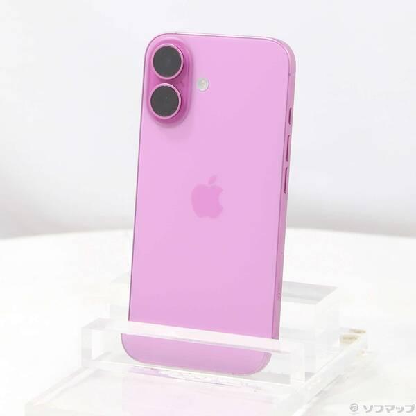 〔中古〕Apple(アップル) iPhone16 128GB ピンク MYDT3J／A SIMフリー〔276-ud〕 | 