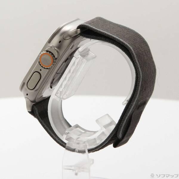〔中古〕Apple(アップル) Apple Watch Ultra 2 GPS + Cellular 49mm チタニウムケース ブルー／ブラックトレイルループ〔377-ud〕 |  | 01