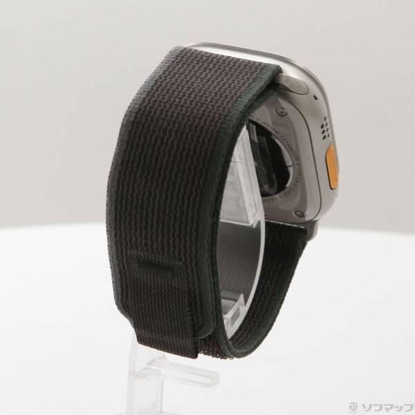 〔中古〕Apple(アップル) Apple Watch Ultra 2 GPS + Cellular 49mm チタニウムケース ブルー／ブラックトレイルループ〔377-ud〕 |  | 02