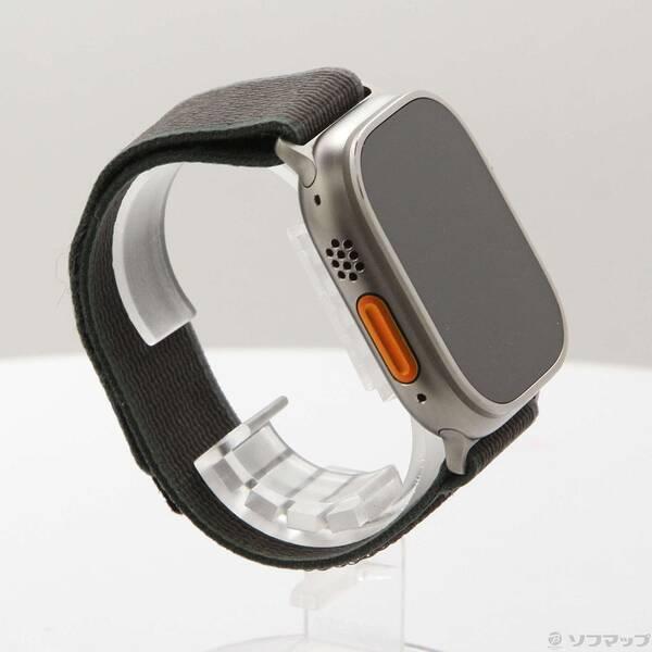 〔中古〕Apple(アップル) Apple Watch Ultra 2 GPS + Cellular 49mm チタニウムケース ブルー／ブラックトレイルループ〔377-ud〕 |  | 03