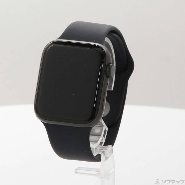 〔中古〕Apple(アップル) Apple Watch SE 第1世代 GPS 44mm スペースグレイアルミニウムケース ブラックスポーツバンド〔305-ud〕 | 
