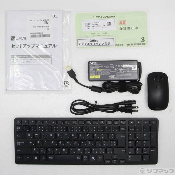 〔中古〕NEC(エヌイーシー) 〔展示品〕 LAVIE A27 PC-A2795JAB ファインブラック〔258-ud〕 |  | 04