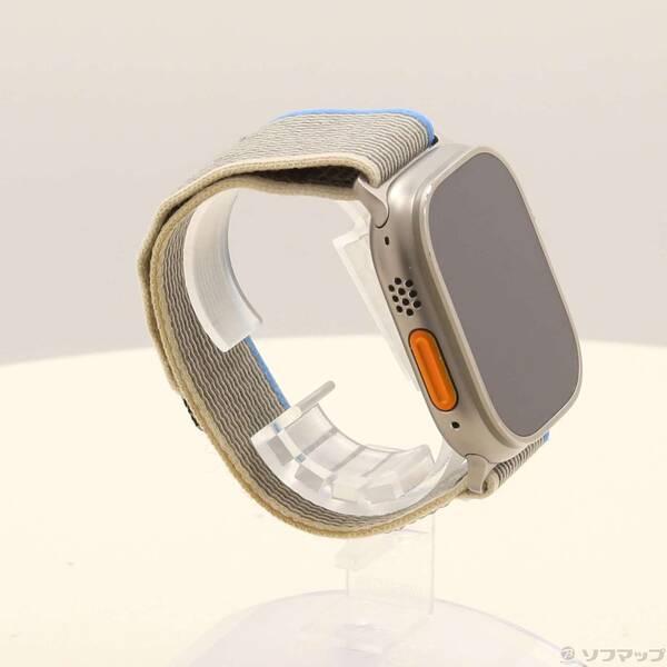 〔中古〕Apple(アップル) Apple Watch Ultra GPS + Cellular 49mm チタニウムケース ブルー／グレイトレイルループ〔377-ud〕 |  | 03