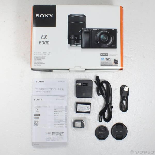 〔中古〕SONY(ソニー) α6000 ダブルズームレンズキット シルバー ILCE-6000Y〔295-ud〕 |  | 05