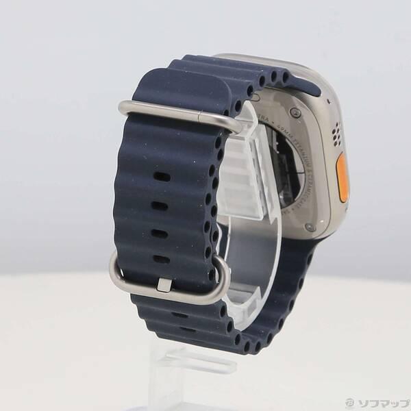 〔中古〕Apple(アップル) Apple Watch Ultra GPS + Cellular 49mm チタニウムケース ミッドナイトオーシャンバンド〔377-ud〕 |  | 02