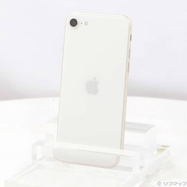 〔中古〕Apple(アップル) iPhone SE 第3世代 64GB スターライト MMYD3J／A SIMフリー〔377-ud〕 | 