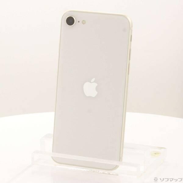 〔中古〕Apple(アップル) iPhone SE 第3世代 64GB スターライト MMYD3J／A SIMフリー〔377-ud〕 | 