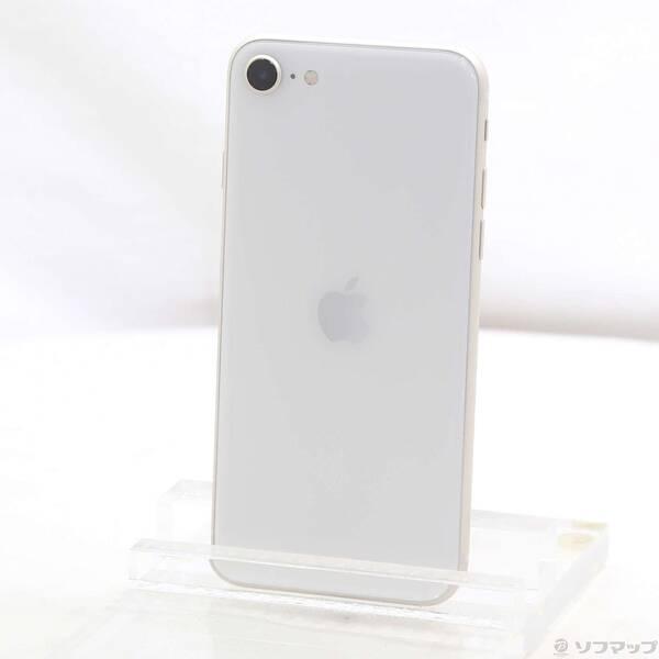 〔中古〕Apple(アップル) iPhone SE 第3世代 64GB スターライト MMYD3J／A SIMフリー〔377-ud〕 | 