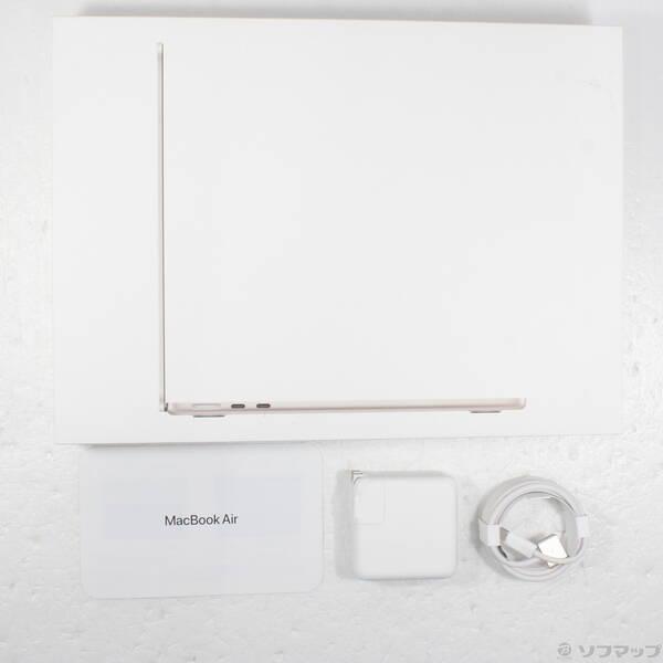 〔中古〕Apple(アップル) MacBook Air 13.6-inch Late-2024 MC8P4J／A Apple M3 8コアCPU_10コアGPU 24GB SSD1TB スターライト 〔15.3 Sequoia〕〔258-ud〕 |  | 04