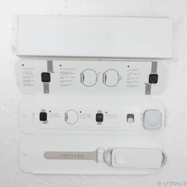 〔中古〕Apple(アップル) Apple Watch Series 7 GPS + Cellular 41mm シルバーステンレススチールケース スターライトスポーツバンド〔348-ud〕 |  | 04