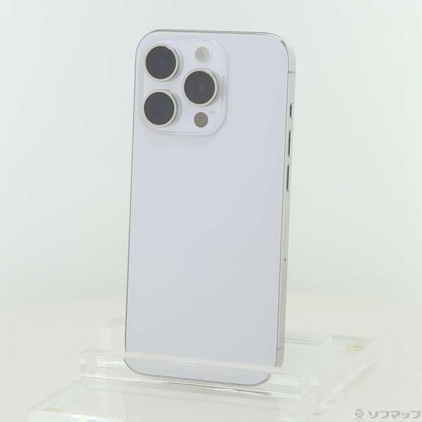 〔中古〕Apple(アップル) iPhone15 Pro 1TB ホワイトチタニウム MTUR3J／A SIMフリー〔348-ud〕 | 