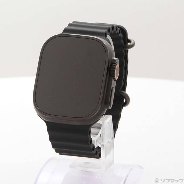 〔中古〕Apple(アップル) Apple Watch Ultra 3 GPS + Cellular 49mm ブラックチタニウムケース ブラックオーシャンバンド〔258-ud〕 | 