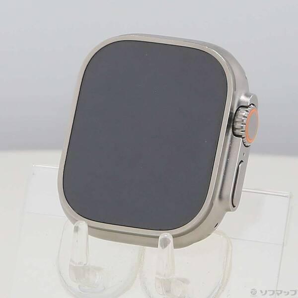 〔中古〕Apple(アップル) Apple Watch Ultra GPS + Cellular 49mm チタニウムケース バンド無し〔377-ud〕 | 