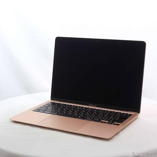 〔中古〕Apple(アップル) MacBook Air 13.3-inch Late-2020 MGND3J／A Apple M1 8コアCPU_7コアGPU 8GB SSD256GB ゴールド 〔15.3 Sequoia〕〔262-ud〕 | 