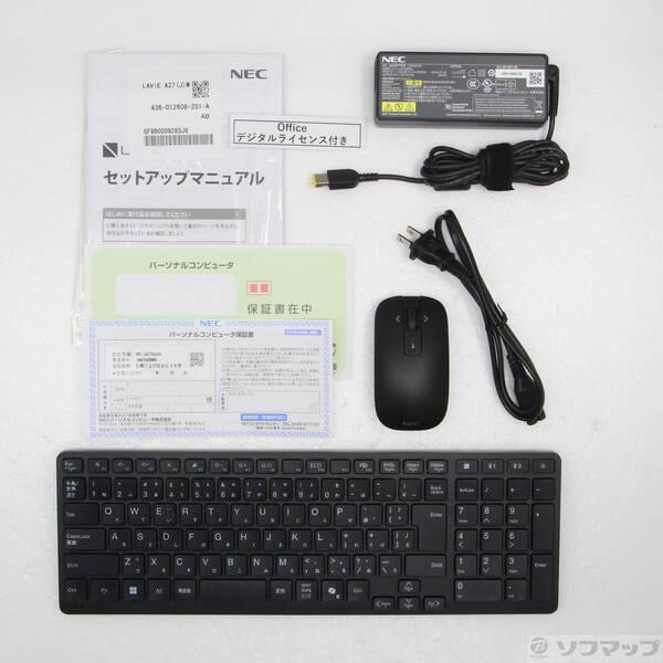 〔中古〕NEC(エヌイーシー) 〔展示品〕 LAVIE A27 PC-A2795JAB ファインブラック〔262-ud〕 |  | 04