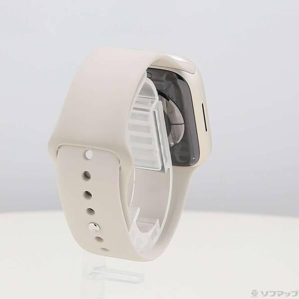 〔中古〕Apple(アップル) Apple Watch Series 7 GPS 45mm スターライトアルミニウムケース スターライトスポーツバンド〔262-ud〕 |  | 02