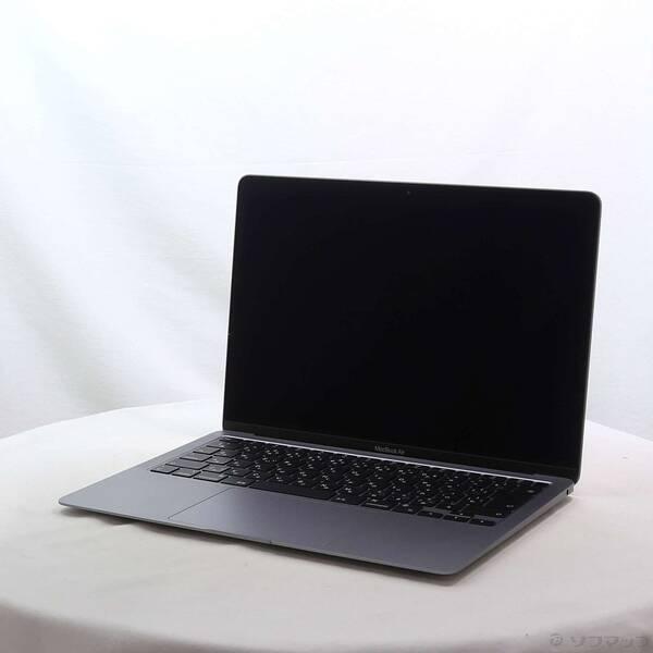 〔中古〕Apple(アップル) MacBook Air 13.3-inch Late-2020 MGN63J／A Apple M1 8コアCPU_7コアGPU 8GB SSD256GB スペースグレイ 〔15.3 Sequoia〕〔377-ud〕 | 