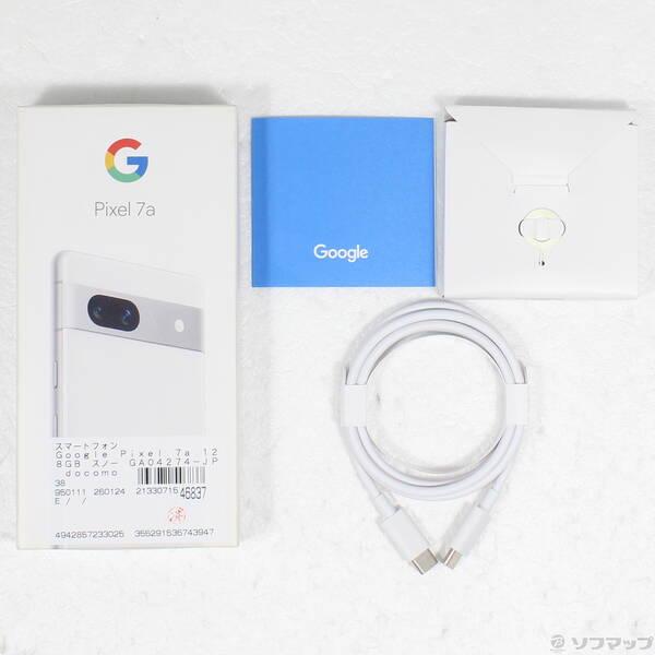 〔中古〕GOOGLE(グーグル) Google Pixel 7a 128GB スノー GA04274-JP docomo SIMフリー〔377-ud〕 |  | 04