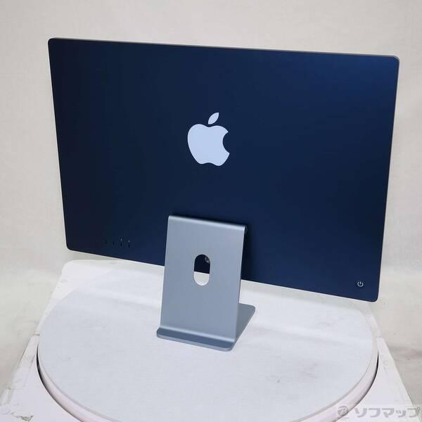 〔中古〕Apple(アップル) iMac 24-inch Late-2023 MQRQ3J／A Apple M3 8コアCPU_10コアGPU 8GB SSD256GB ブルー 〔15.7 Sequoia〕〔377-ud〕 |  | 02