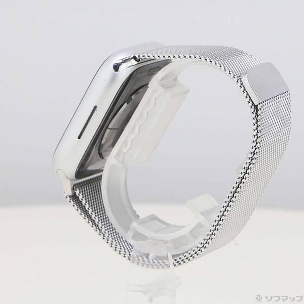 〔中古〕Apple(アップル) Apple Watch Series 9 GPS 45mm シルバーアルミニウムケース シルバーミラネーゼループ〔344-ud〕 |  | 01