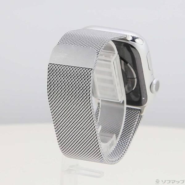 〔中古〕Apple(アップル) Apple Watch Series 9 GPS 45mm シルバーアルミニウムケース シルバーミラネーゼループ〔344-ud〕 |  | 02