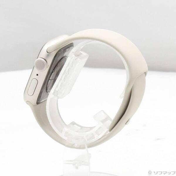 〔中古〕Apple(アップル) Apple Watch Series 9 GPS 41mm スターライトアルミニウムケース スターライトスポーツバンド〔348-ud〕 |  | 01