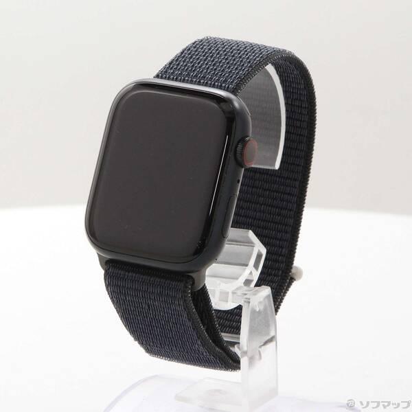 〔中古〕Apple(アップル) Apple Watch Series 9 GPS + Cellular 45mm ミッドナイトアルミニウムケース ミッドナイトスポーツループ〔377-ud〕 | 