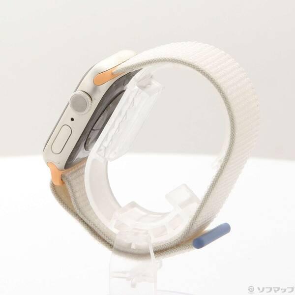 〔中古〕Apple(アップル) Apple Watch Series 9 GPS 41mm スターライトアルミニウムケース スターライトスポーツループ〔349-ud〕 |  | 01