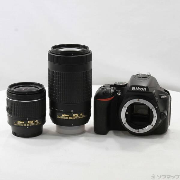 〔中古〕Nikon(ニコン) NIKON D5600 ダブルズームキット ブラック〔297-ud〕 | 