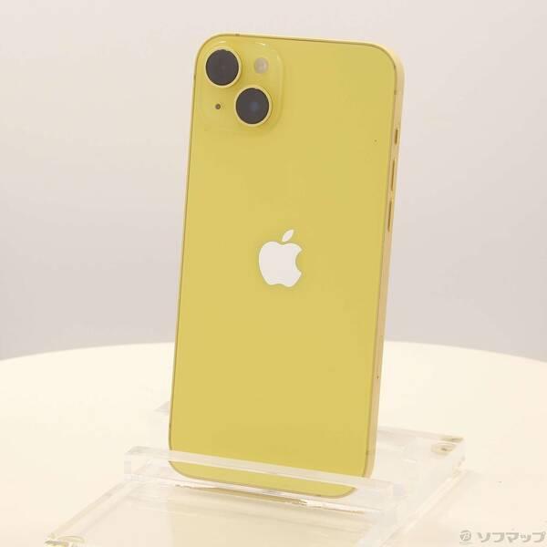 〔中古〕Apple(アップル) iPhone14 Plus 256GB イエロー MR633J／A SIMフリー〔344-ud〕 | 