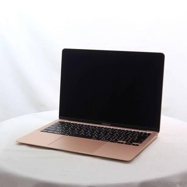 〔中古〕Apple(アップル) MacBook Air 13.3-inch Late-2020 MGNE3J／A Apple M1 8コアCPU_8コアGPU 8GB SSD512GB ゴールド 〔14.7 Sonoma〕〔198-ud〕 | 