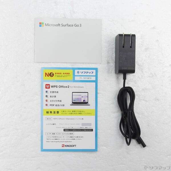 〔中古〕Microsoft(マイクロソフト) Surface Go3 〔Pentium Gold／4GB／eMMC64GB〕 8V8-00030 プラチナ 〔Windows 10〕〔258-ud〕 |  | 04