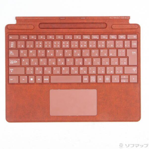 〔中古〕Microsoft(マイクロソフト) Surface Pro スリム ペン2付き Signature キーボード ポピーレッド 8X6-00039〔349-ud〕 | 