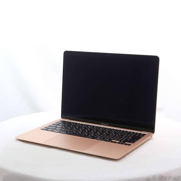 〔中古〕Apple(アップル) MacBook Air 13.3-inch Late-2020 MGND3J／A Apple M1 8コアCPU_7コアGPU 8GB SSD256GB ゴールド 〔15.3 Sequoia〕〔377-ud〕 | 