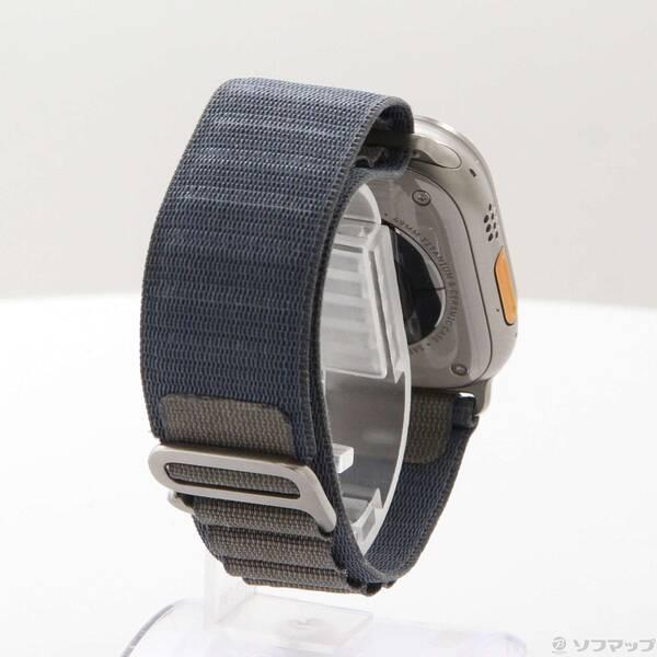 〔中古〕Apple(アップル) Apple Watch Ultra 2 GPS + Cellular 49mm チタニウムケース ブルーアルパインループ〔349-ud〕 |  | 02