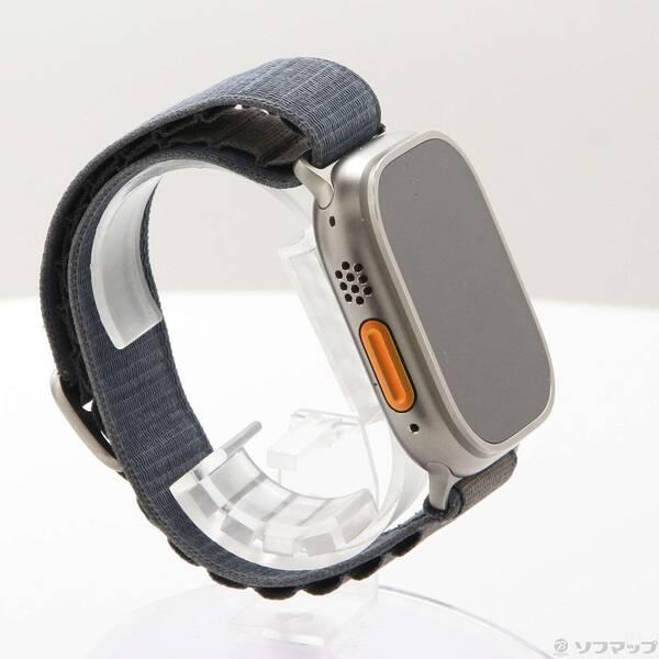 〔中古〕Apple(アップル) Apple Watch Ultra 2 GPS + Cellular 49mm チタニウムケース ブルーアルパインループ〔349-ud〕 |  | 03