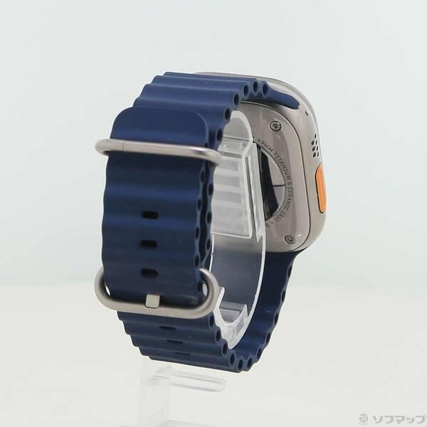 〔中古〕Apple(アップル) Apple Watch Ultra 2 GPS + Cellular 49mm チタニウムケース ブルーオーシャンバンド〔377-ud〕 |  | 02