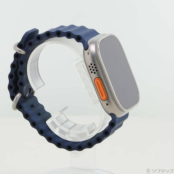 〔中古〕Apple(アップル) Apple Watch Ultra 2 GPS + Cellular 49mm チタニウムケース ブルーオーシャンバンド〔377-ud〕 |  | 03