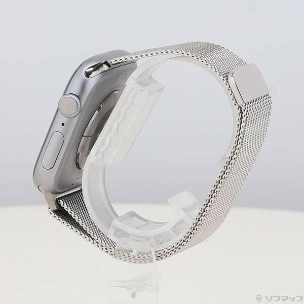〔中古〕Apple(アップル) Apple Watch Series 11 GPS + Cellular 46mm スペースグレイアルミニウムケース ナチュラルミラネーゼループ〔262-ud〕 |  | 01