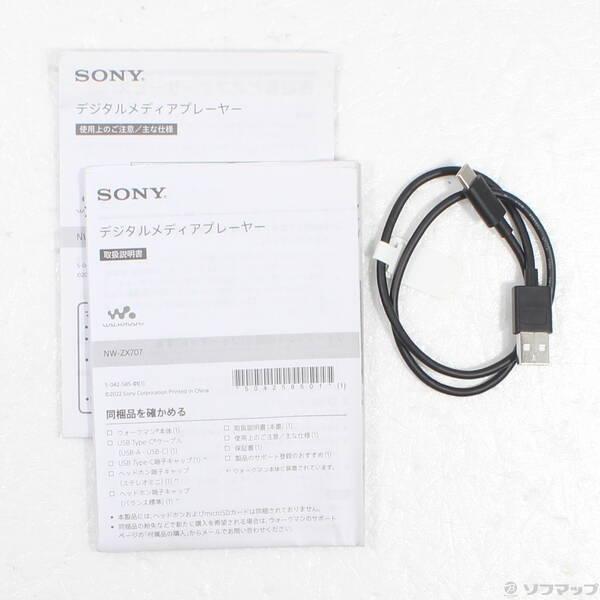 〔中古〕SONY(ソニー) WALKMAN ZX707 メモリ64GB+microSD ブラック NW-ZX707〔377-ud〕 |  | 04