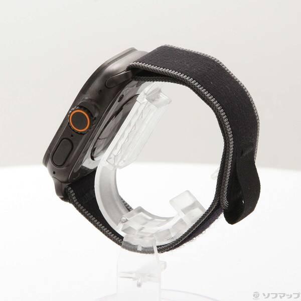 〔中古〕Apple(アップル) Apple Watch Ultra 3 GPS + Cellular 49mm ブラックチタニウムケース ブラック／チャコールトレイルループ〔198-ud〕の画像
