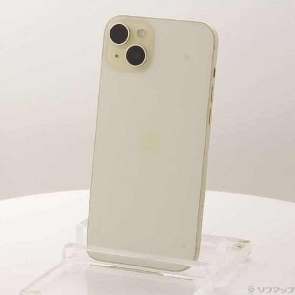 〔中古〕Apple(アップル) iPhone15 Plus 128GB イエロー MU0A3J／A SIMフリー〔198-ud〕 | 