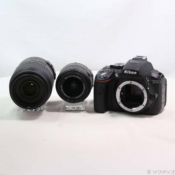 〔中古〕Nikon(ニコン) NIKON D5300 ダブルズームキット ブラック〔198-ud〕 | 